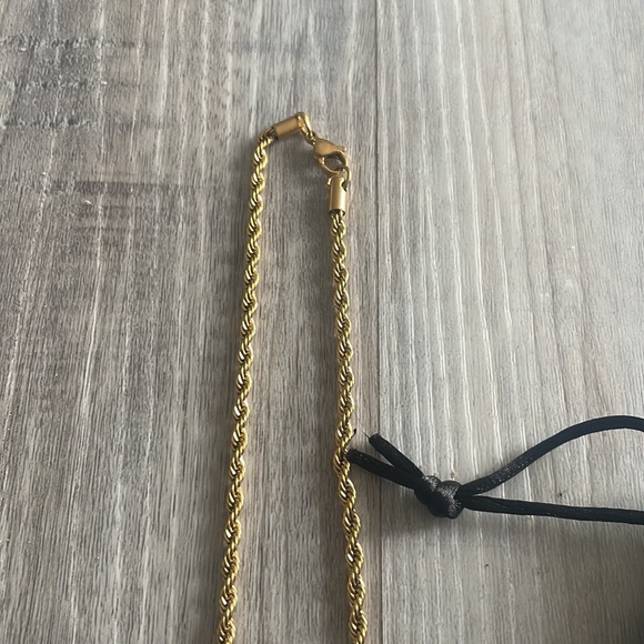 Gold Rope Necklace - Picture 3 of 4